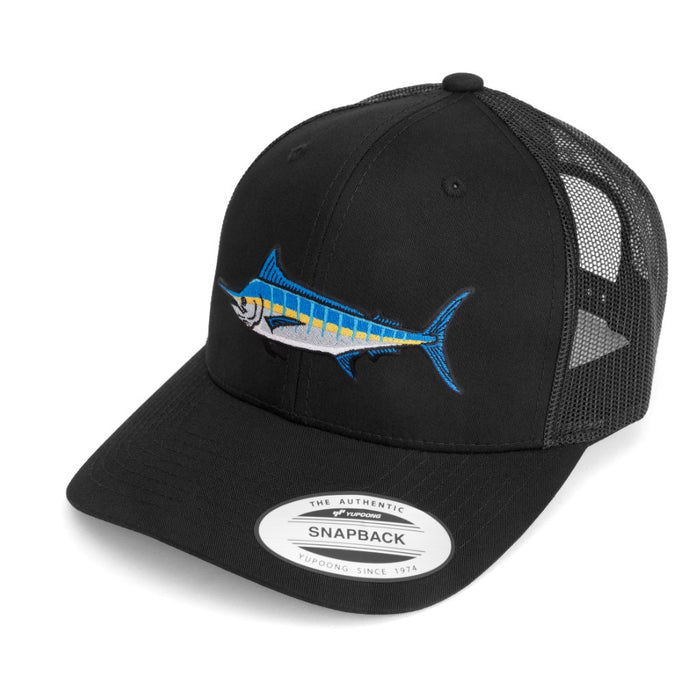 HFG - Marlin Black Classic Snapback Trucker Hat