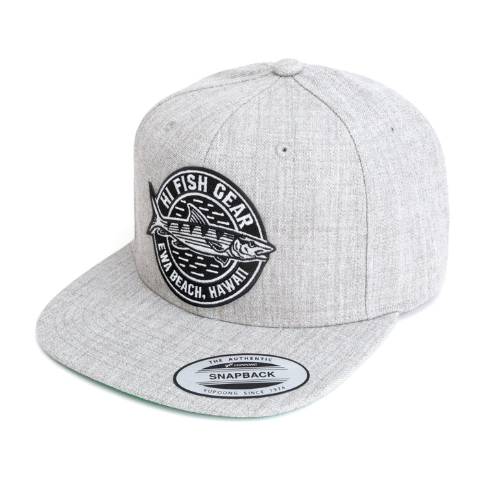 HFG - Oio Crest Heather Grey Flatbill Snapback