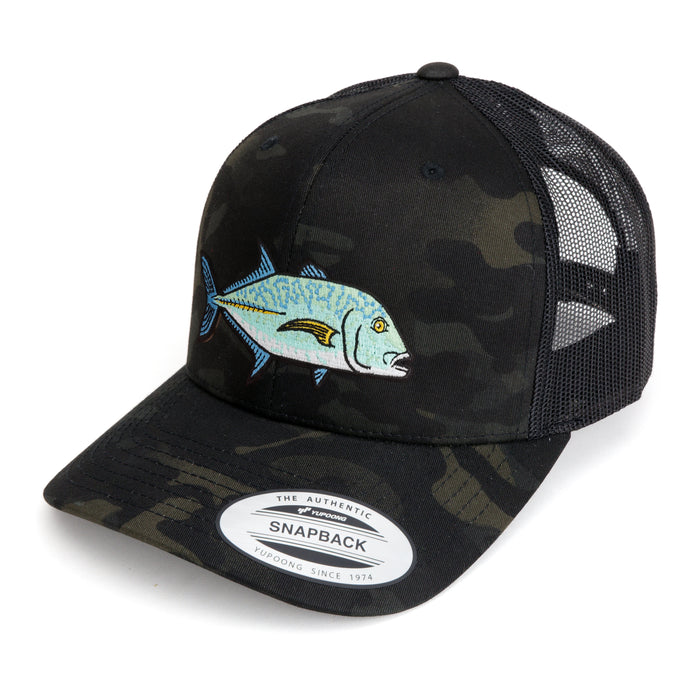 HFG - Omilu (Bluefin Trevally) MultiCam® Black Classic Snapback Trucker Hat