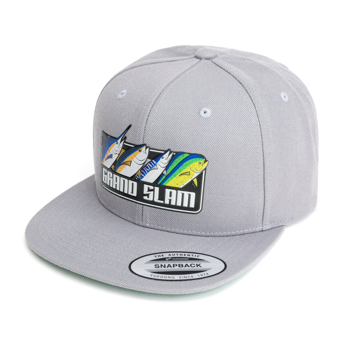 HFG - Grand Slam Silver Flat Bill Snapback Hat