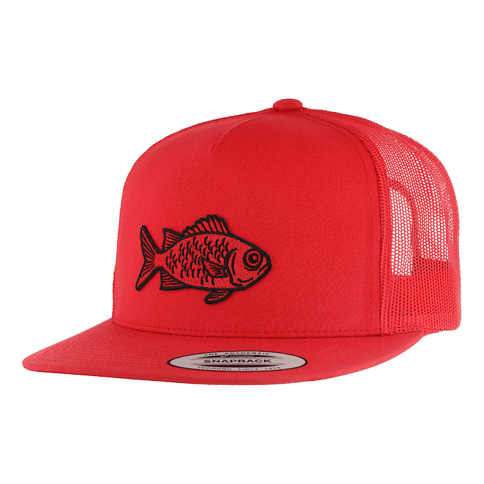 HFG - Menpachi Red Snapback Flat Bill Trucker Hat