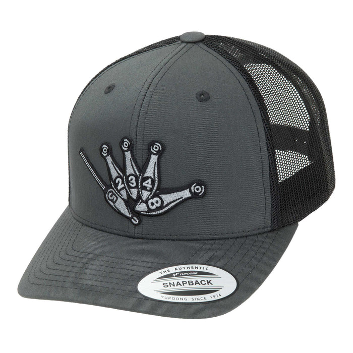 HFG - Throw Da Shaka Charcoal/Black Classic Snapback Trucker