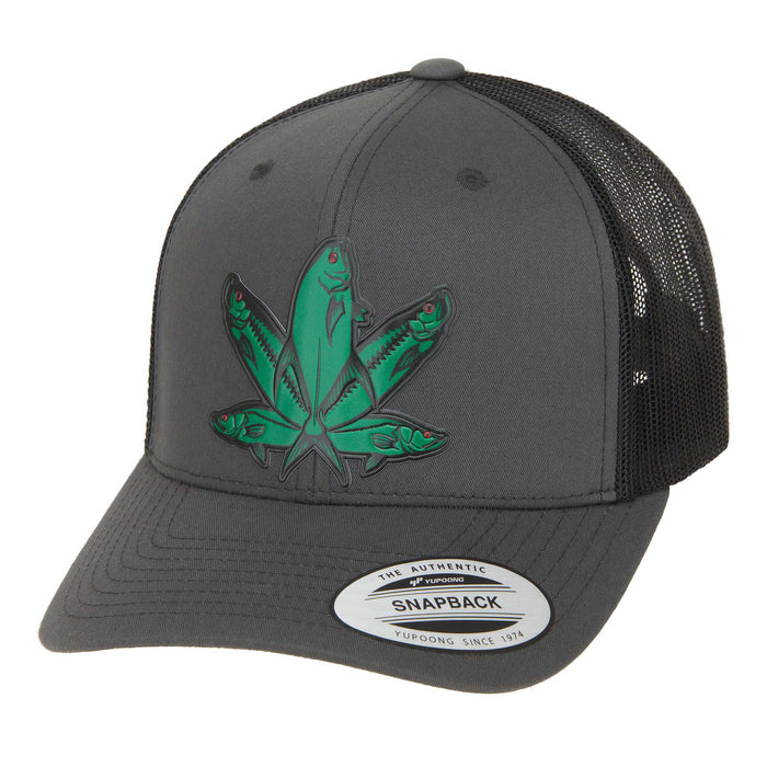 HFG - Florida Green Fish Charcoal/Black Classic Snapback Trucker